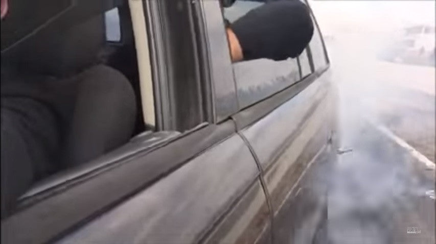 Performance Car Mania | burnout breaks phone at pcm