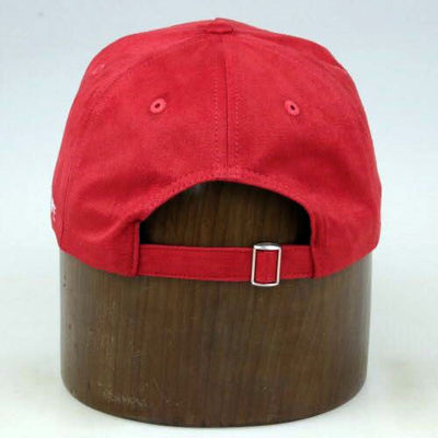 Crown Suede Strap Back Red